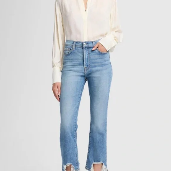 • [7 for all Mankind] High Waist Slim Kick Jean • - Picture 11 of 11